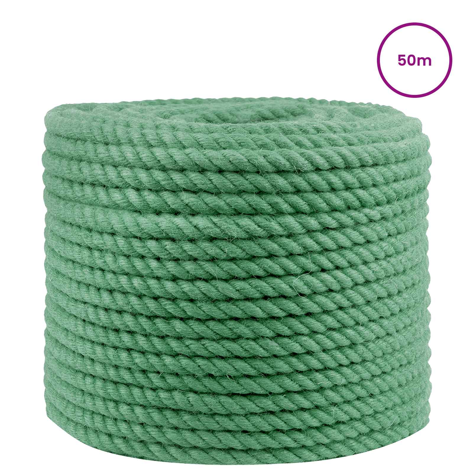 Maison Exclusive - Juteseil 10 Mm Grün 100% Tossa Jute