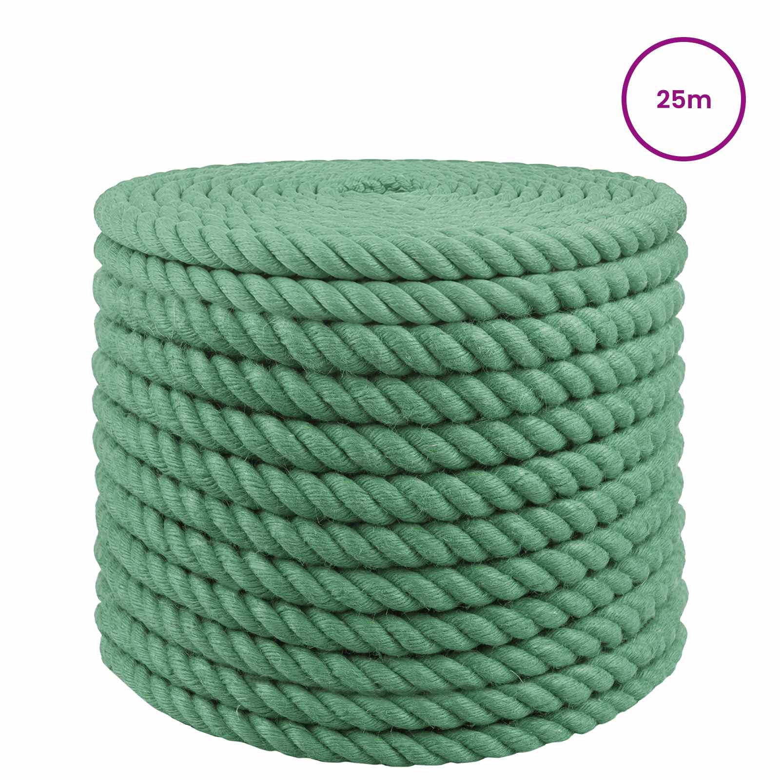 Maison Exclusive - Juteseil 20 Mm Grün 100% Tossa Jute