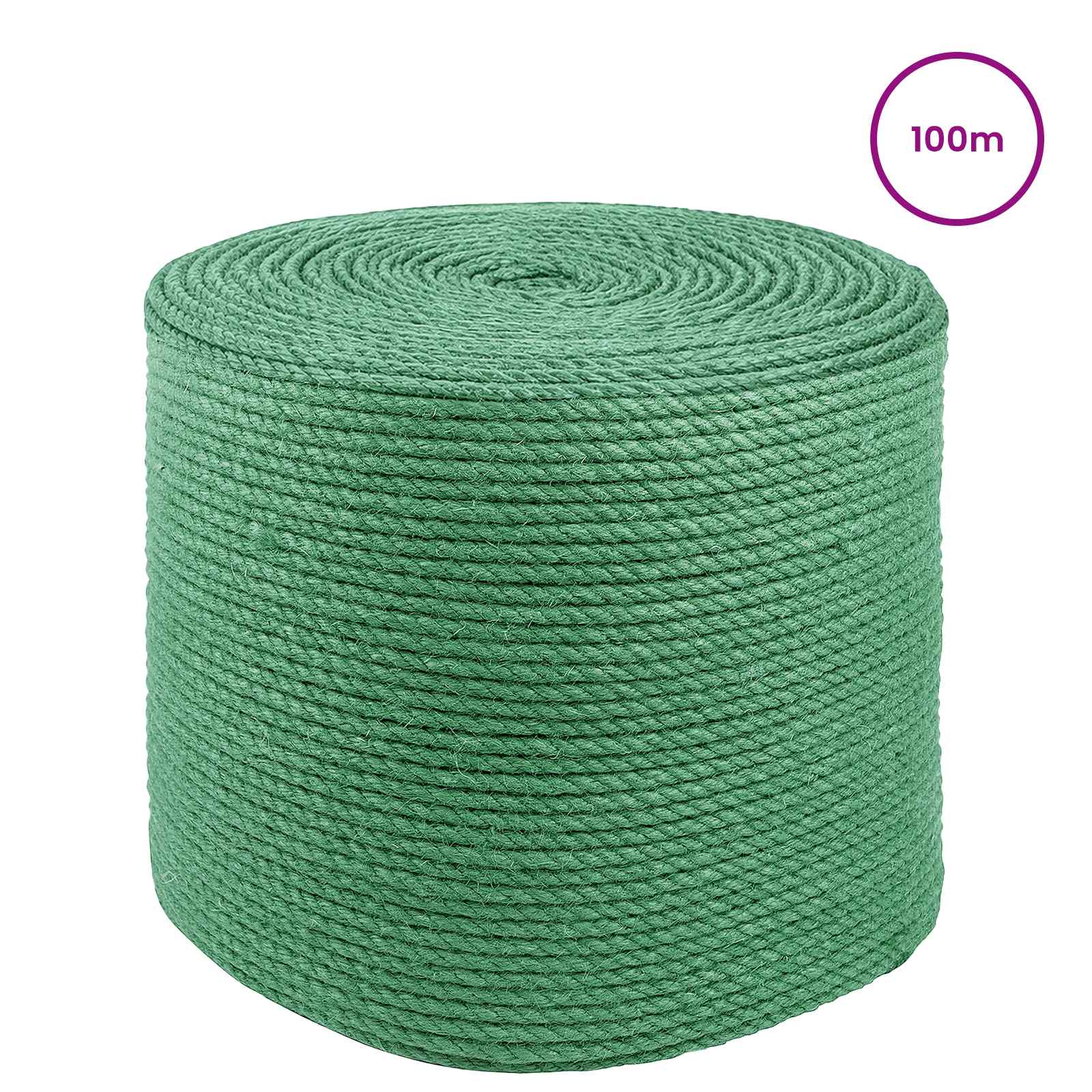 Maison Exclusive - 10 Stk. 2 Mm Grün 100% Tossa Jute