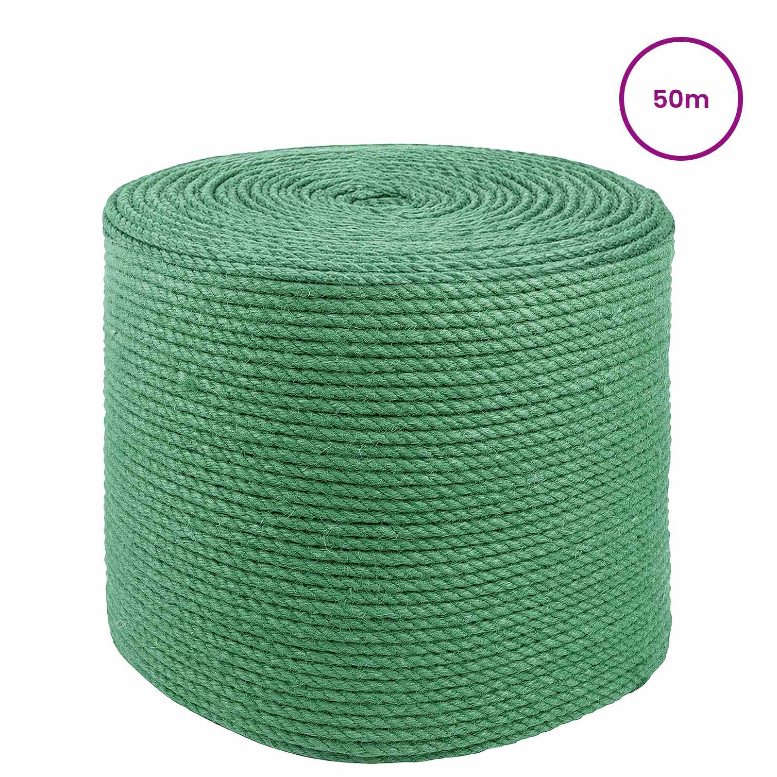 Maison Exclusive - Juteseil 6 Mm Grün 100% Tossa Jute