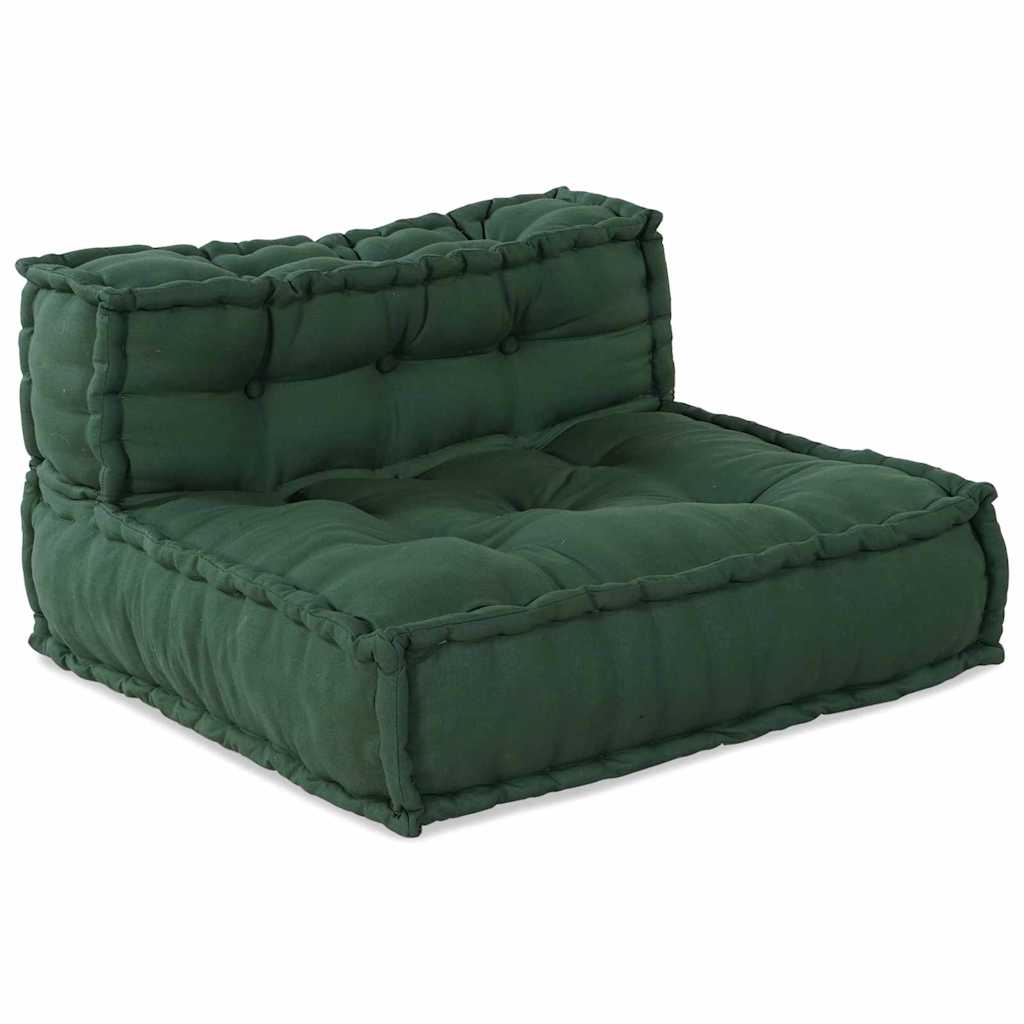 Maison Exclusive - Modulare Sofagarnitur Stoff Grün 210 X 140 X 5