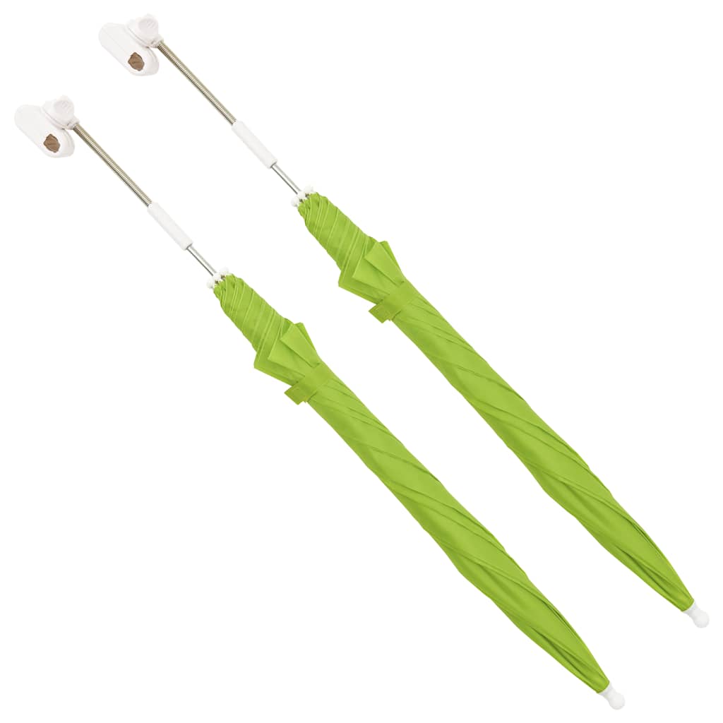 Maison Exclusive - Sonnenschirme Für Campingstühle 2 Stk. Grün 10