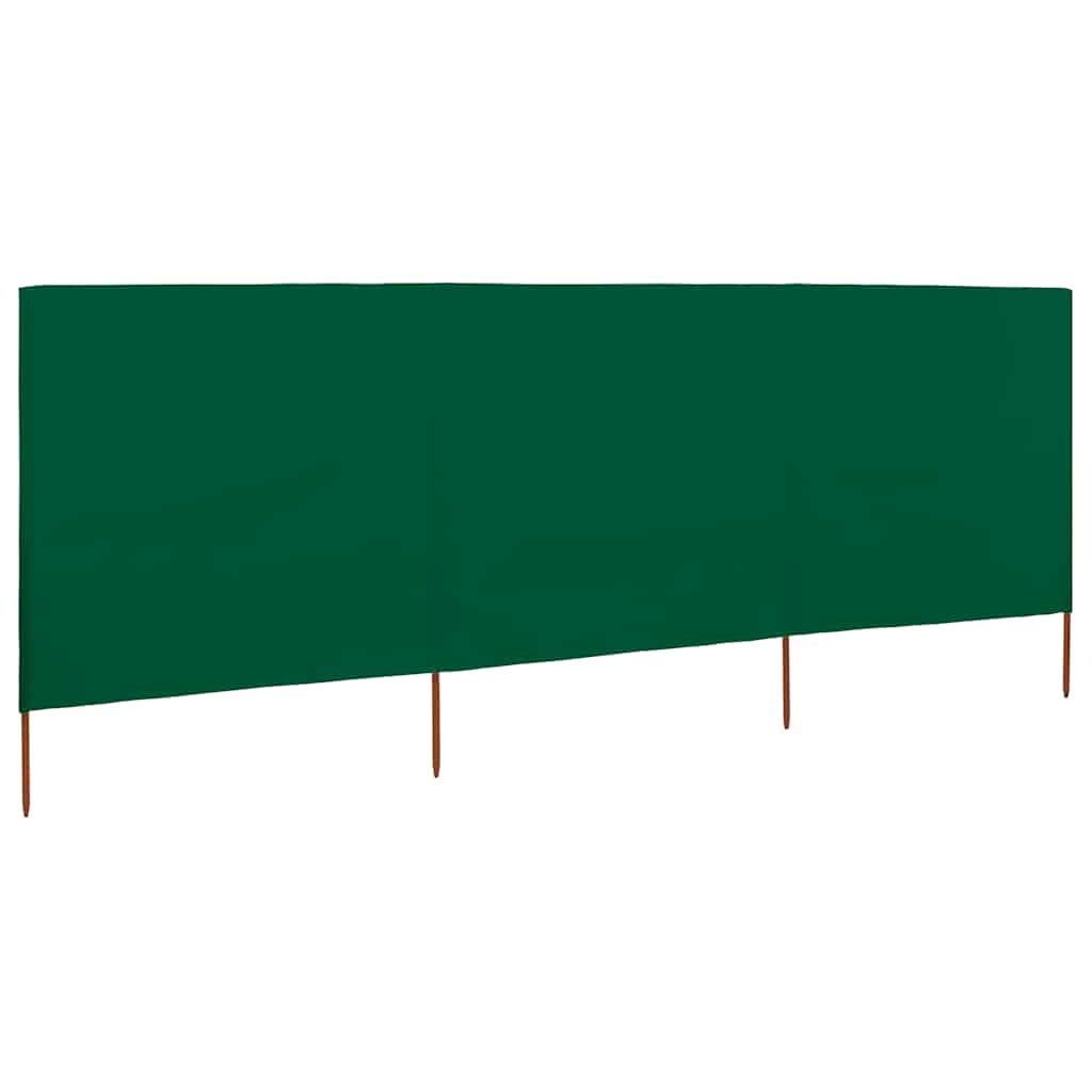 Maison Exclusive - 3-teiliges Windschutzgewebe 400 X 80 Cm Grün