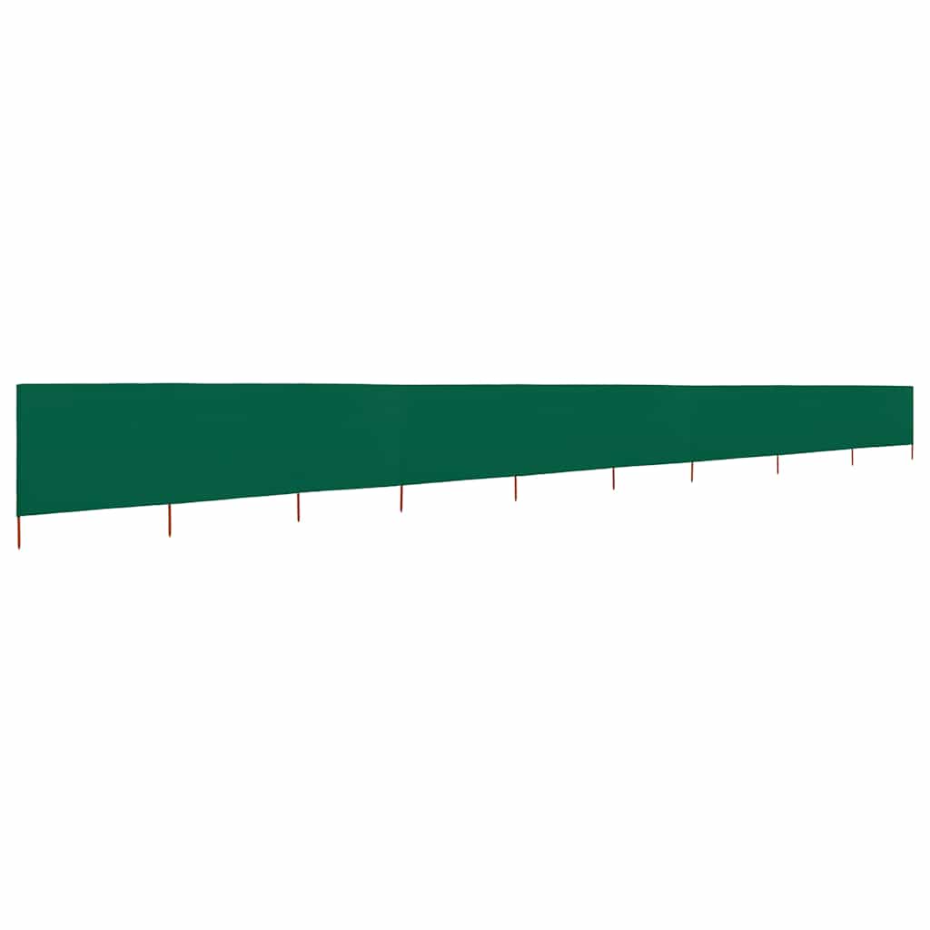 Maison Exclusive - 9-teiliges Windschutzgewebe 1200 X 120 Cm Grün