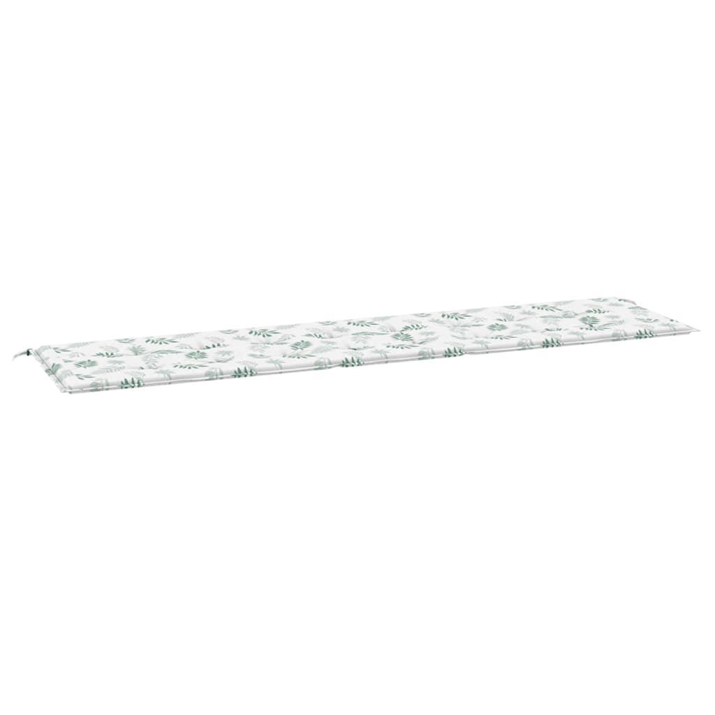 Maison Exclusive - Gartenbank-auflage Blattmuster 200x50x3 Cm Sto