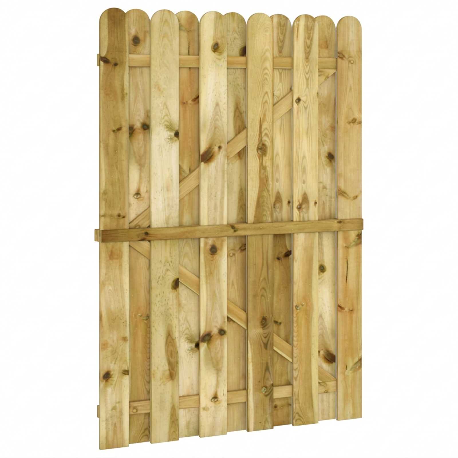 Maison Exclusive - Gartentor 100 X 150 Cm Massives Kiefernholz Gr