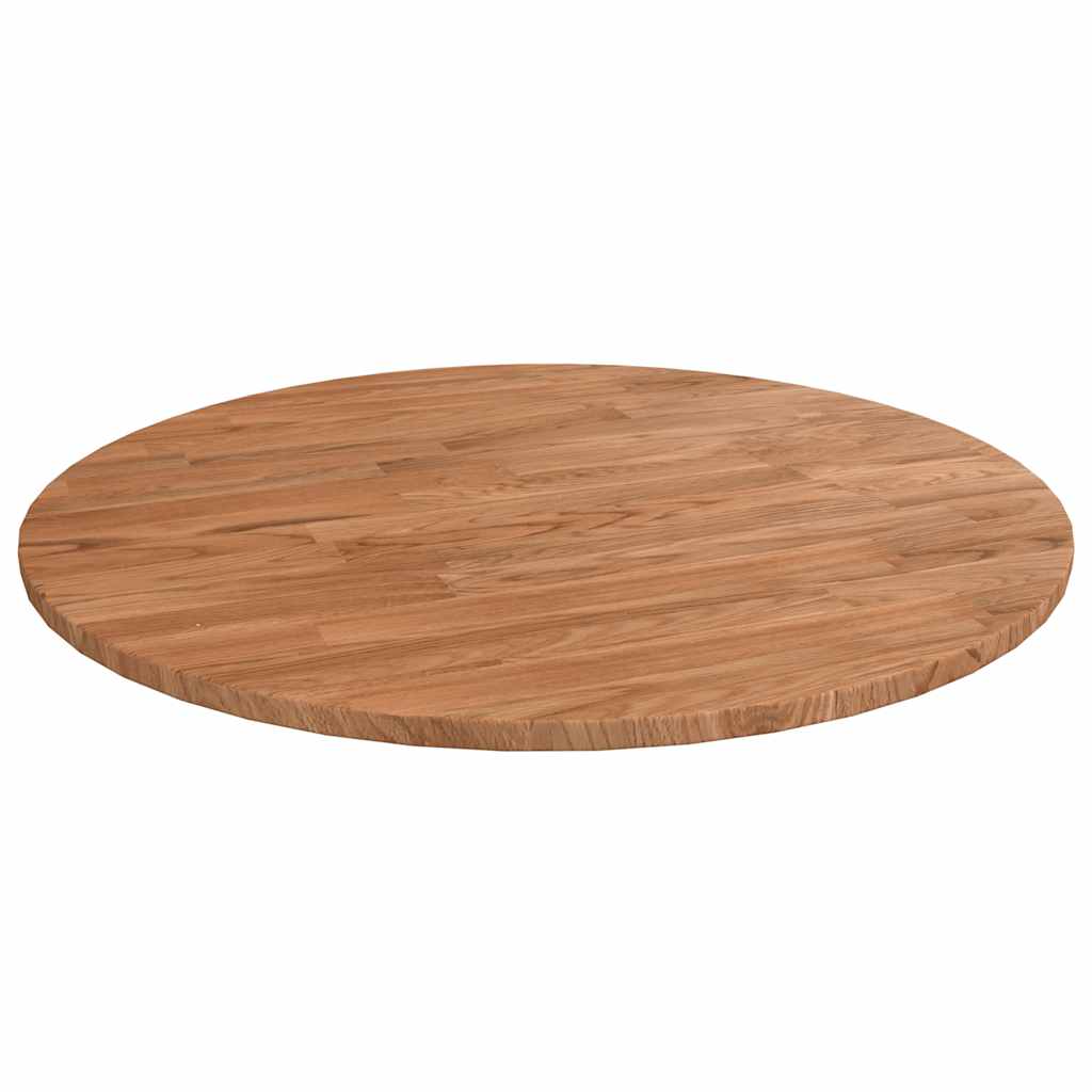 Maison Exclusive - Runde Tischplatte Hellbraun Ø50x1,5 Cm Behande