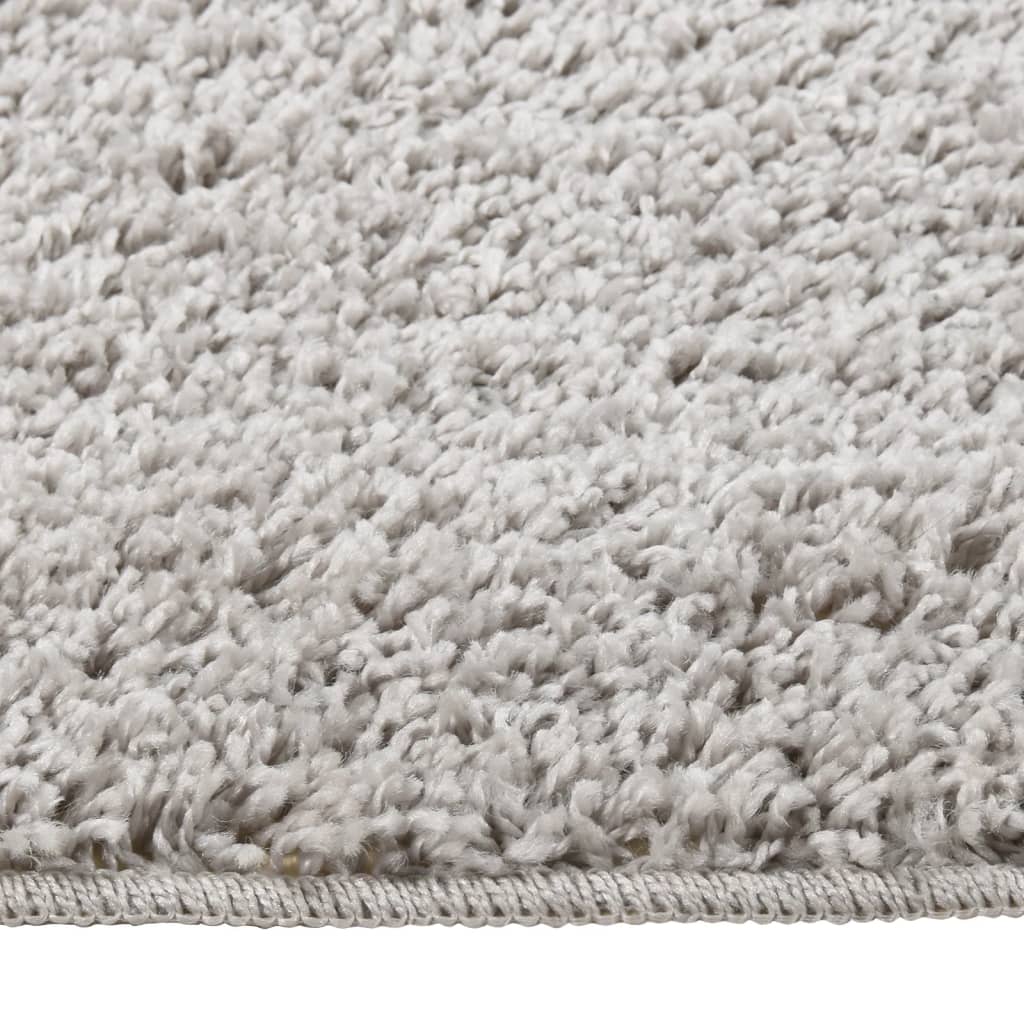 Maison Exclusive - Shaggy-teppich Hellgrau 80x150 Cm Rutschfest