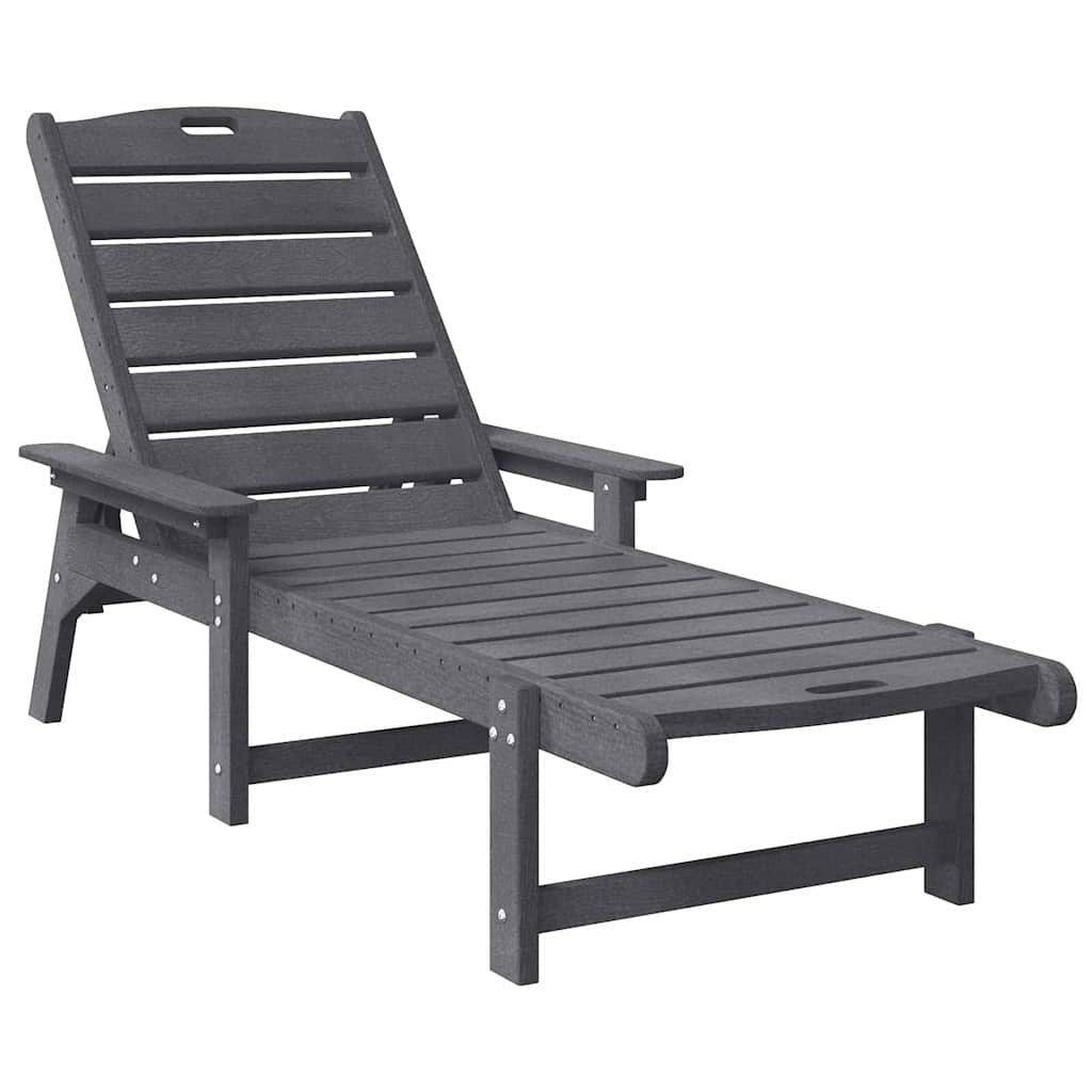 Maison Exclusive - Sonnenliege Hellgrau Hdpe