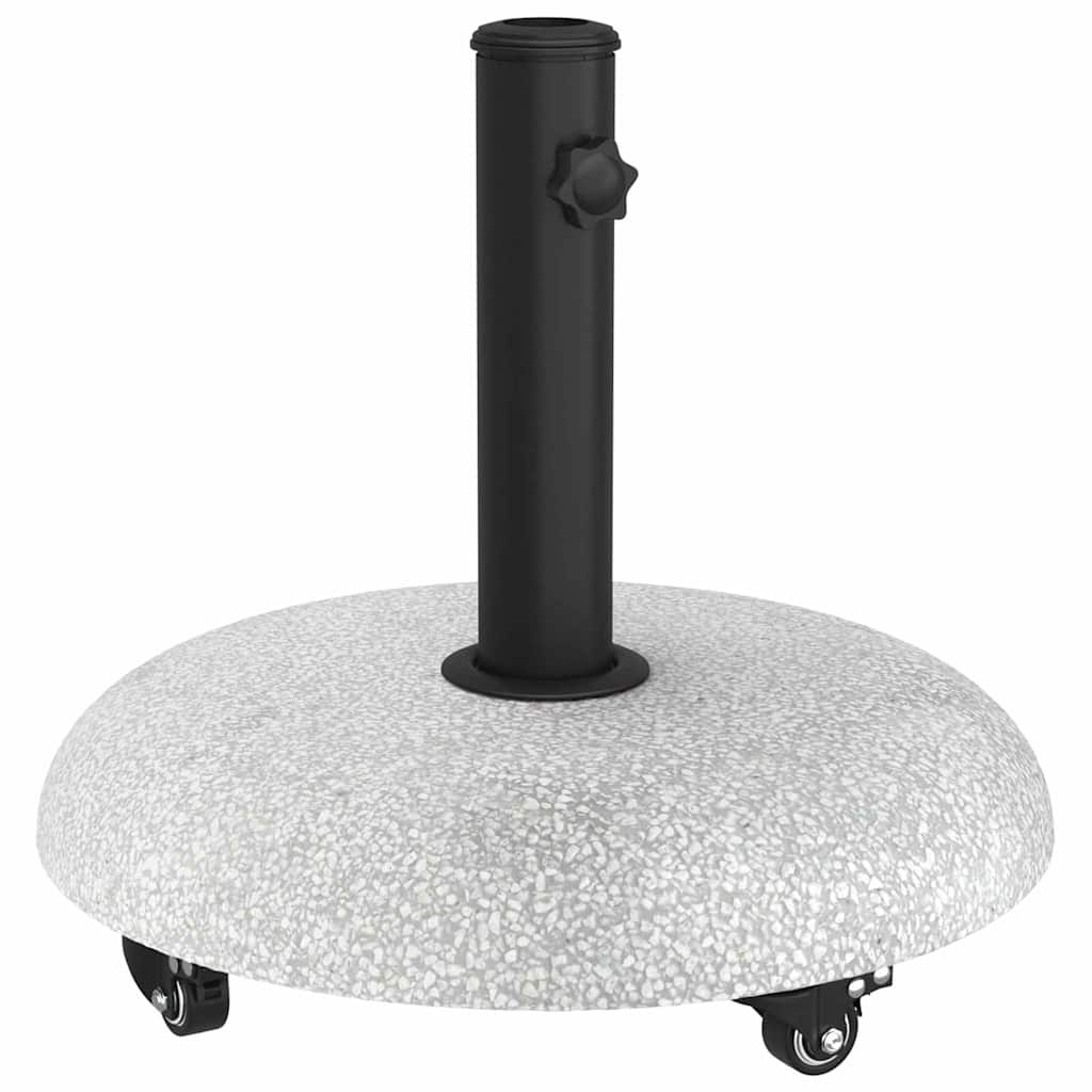 Maison Exclusive - Sonnenschirmständer 21 Kg Hellgrau Beton Rund
