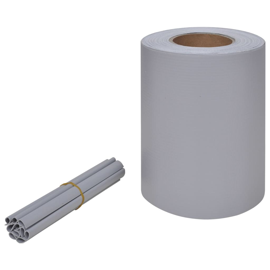 Maison Exclusive - Sichtschutzleiste Pvc 70 X 0,19 M Hellgrau