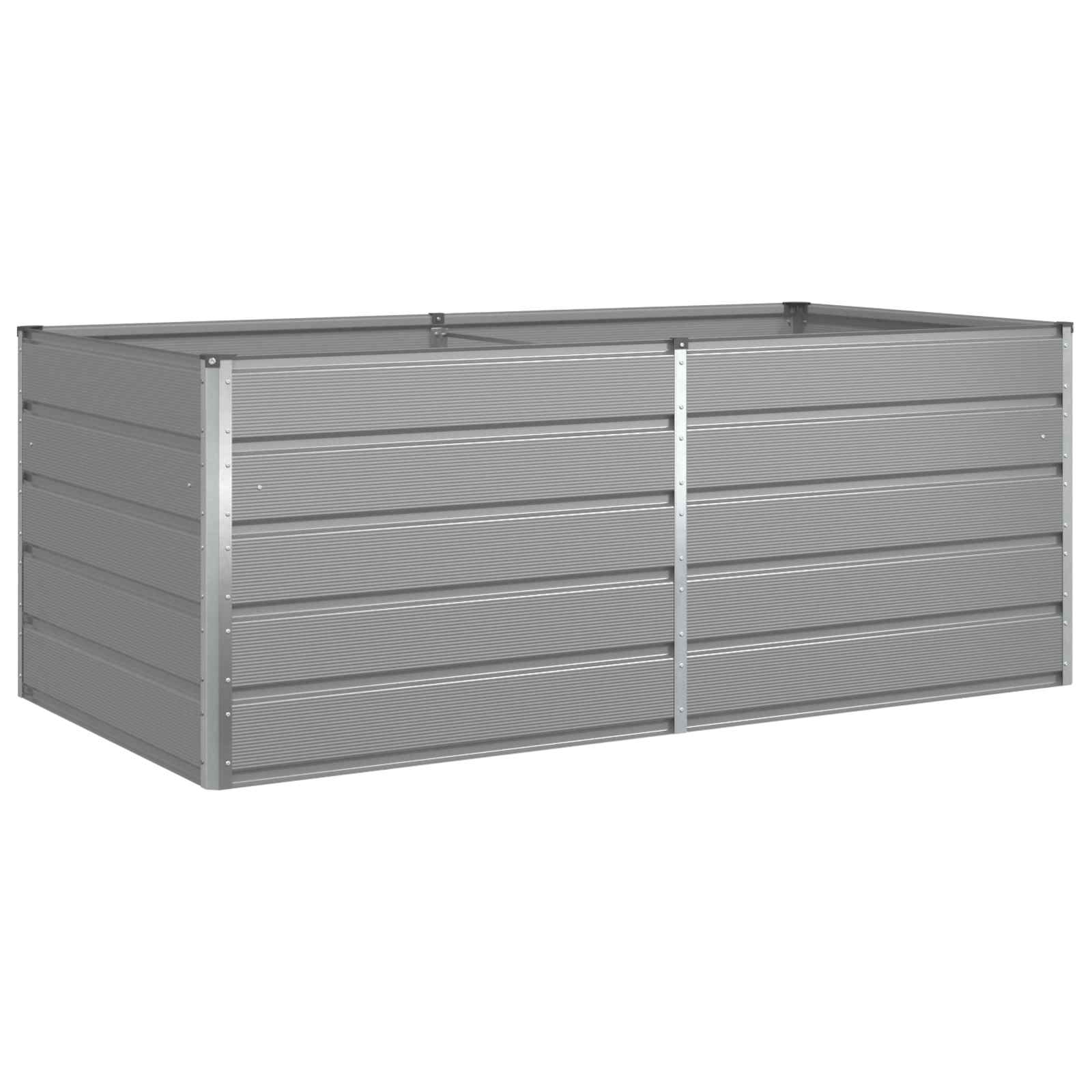 Maison Exclusive - Pflanzkübel Hellgrau 195 X 100 X 75 Cm Verzink