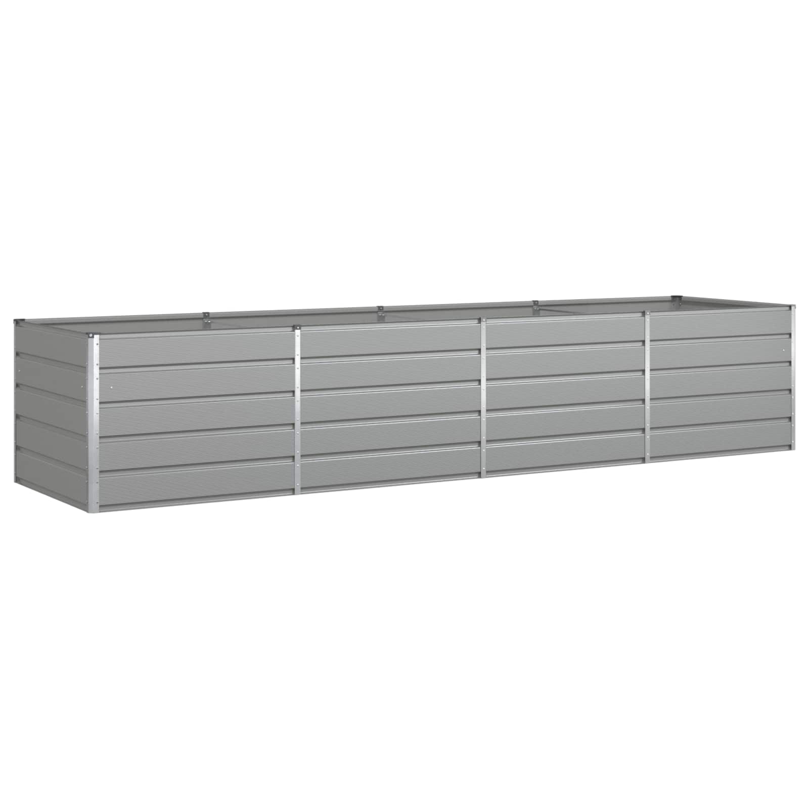 Maison Exclusive - Pflanzkübel Hellgrau 385 X 100 X 75 Cm Verzink