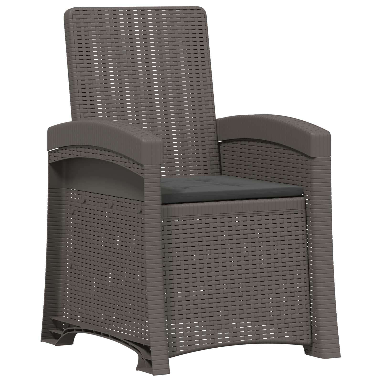 Maison Exclusive - Liegesessel Garten Rattan-optik Hellgrau Und A