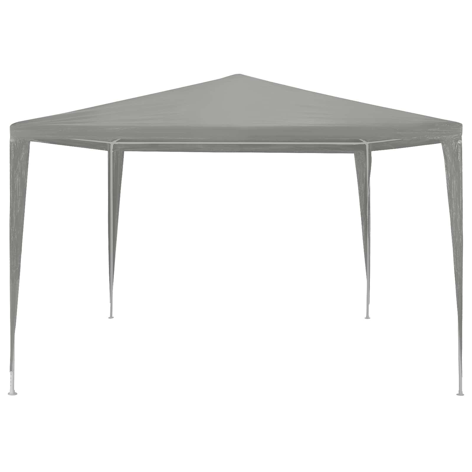 Maison Exclusive - Partyzelt Hellgrau 300 X 300 X 255 Cm Pe Und S