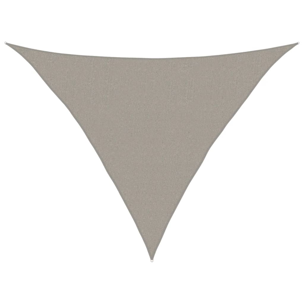 Maison Exclusive - Sonnensegel 160 G/m² Dreieckig Hellgrau 2,5x2,