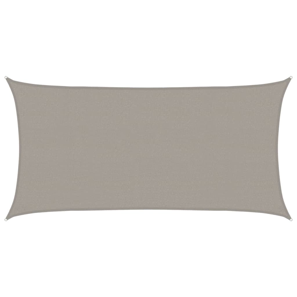 Maison Exclusive - Sonnensegel 160 G/m² Rechteckig Hellgrau 2,5x4