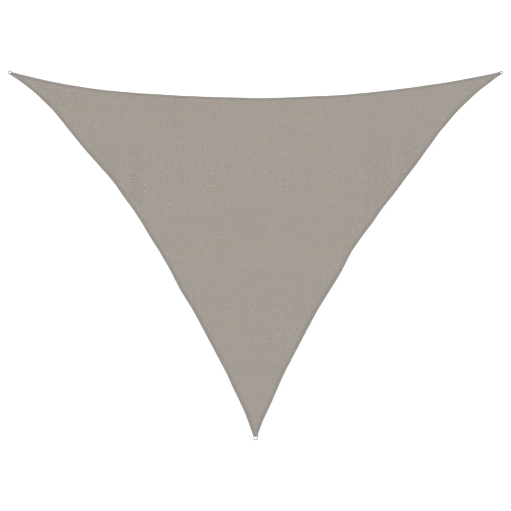 Maison Exclusive - Sonnensegel 160 G/m² Dreieckig Hellgrau 4x4x5,