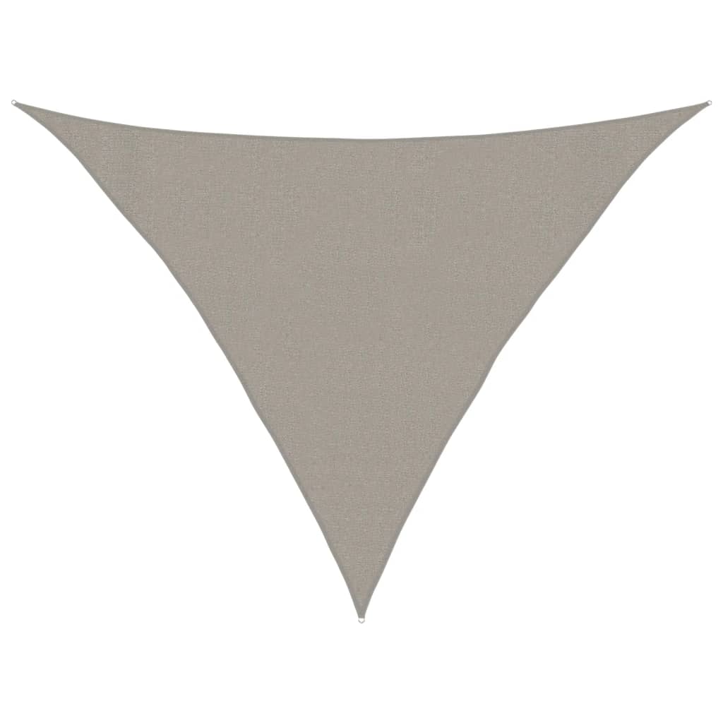 Maison Exclusive - Sonnensegel 160 G/m² Dreieckig Hellgrau 3x3x4,