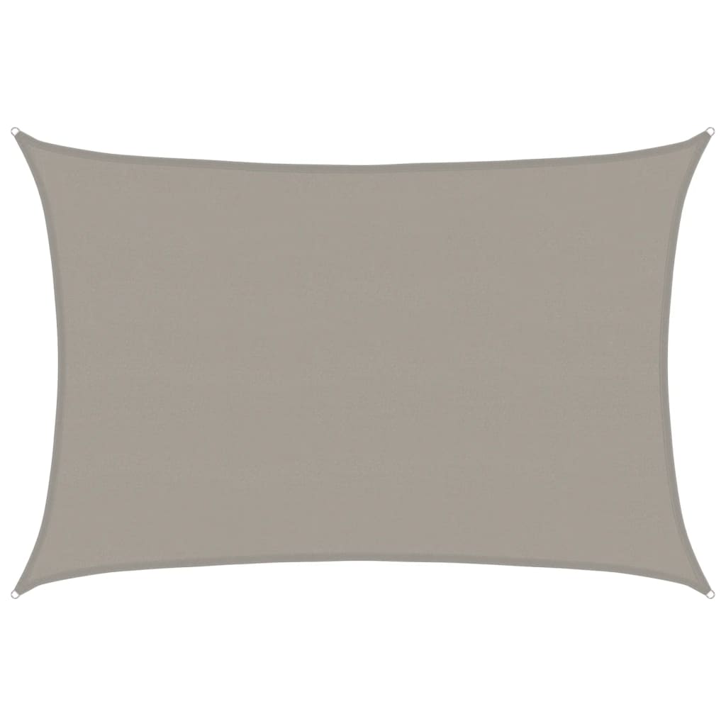 Maison Exclusive - Sonnensegel 160 G/m² Rechteckig Hellgrau 5x6 M
