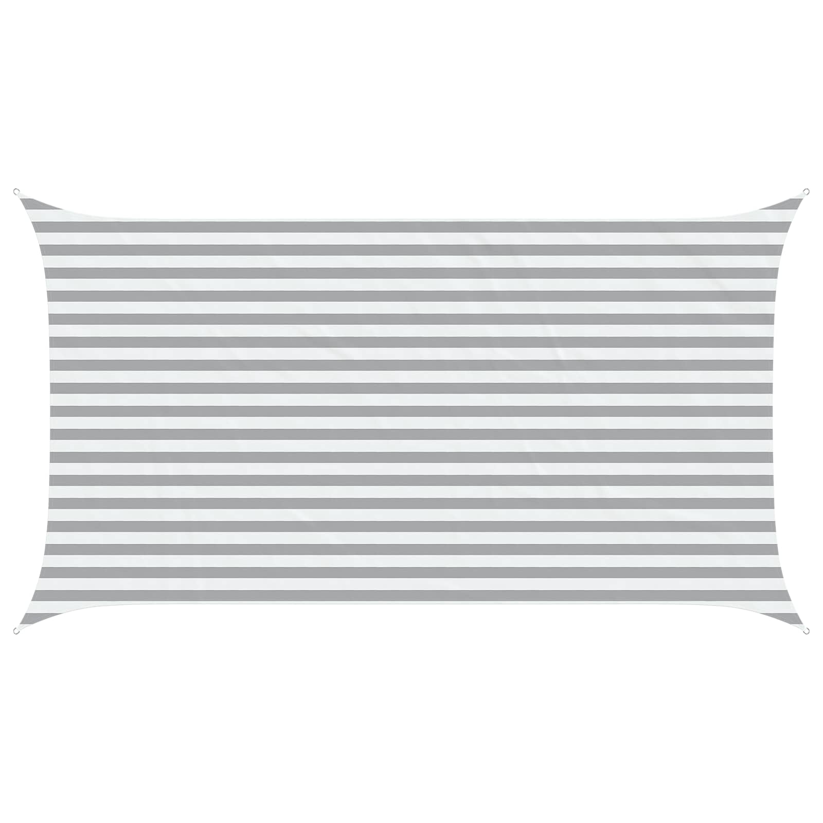 Maison Exclusive - Sonnensegel Hellgrau Und Weiß 4,5 X 2,5 M