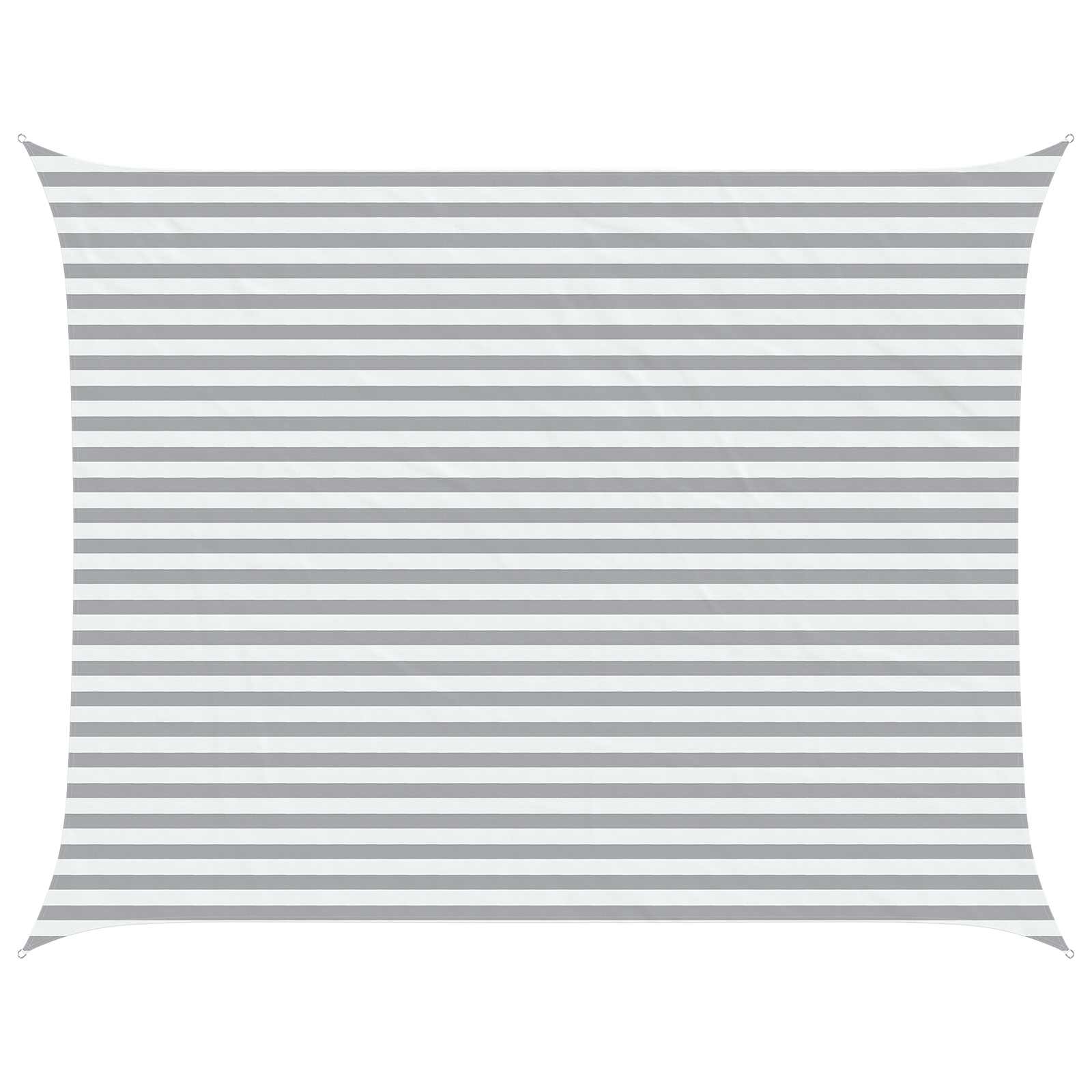 Maison Exclusive - Sonnensegel Hellgrau Und Weiß 4,5 X 3,5 M