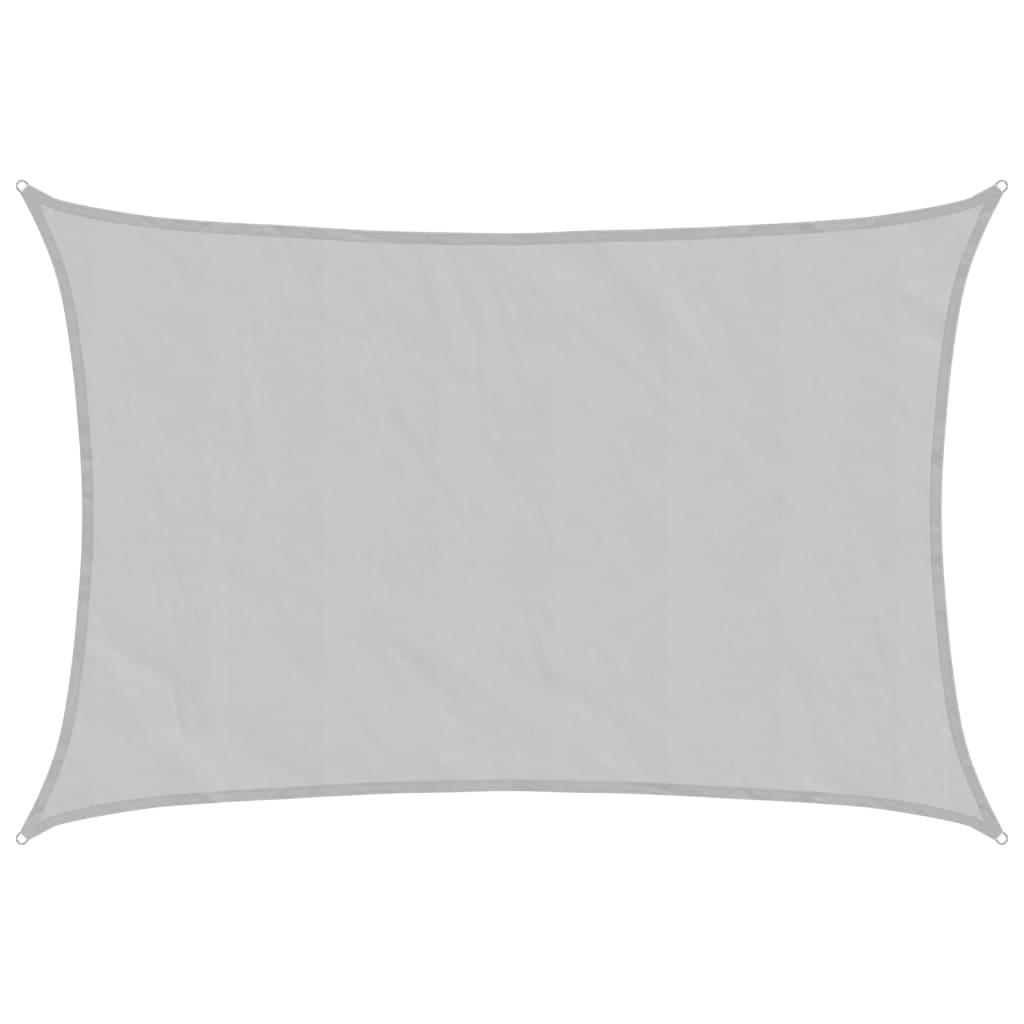 Maison Exclusive - Sonnensegel Hellgrau 4,5x3 M 100% Polyester Ox