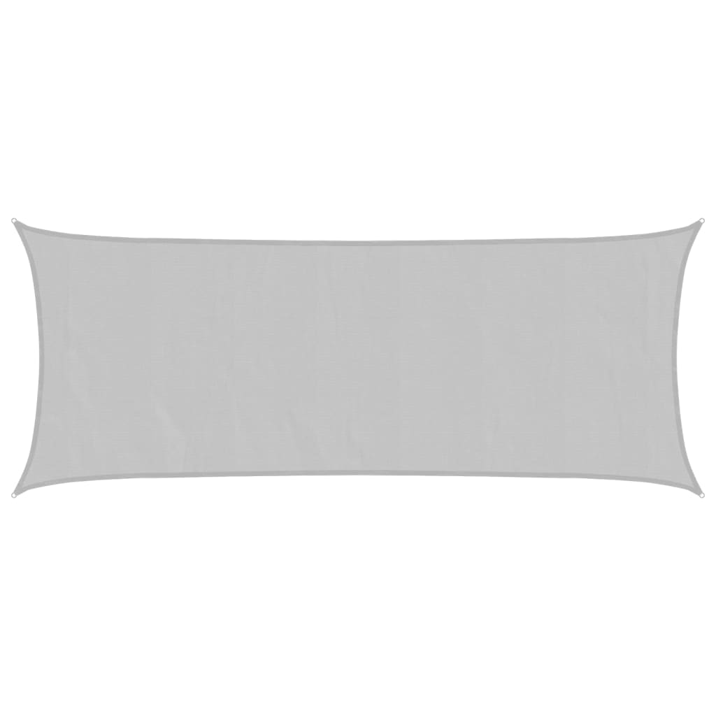 Maison Exclusive - Sonnensegel Hellgrau 5x2 M 100% Polyester Oxfo