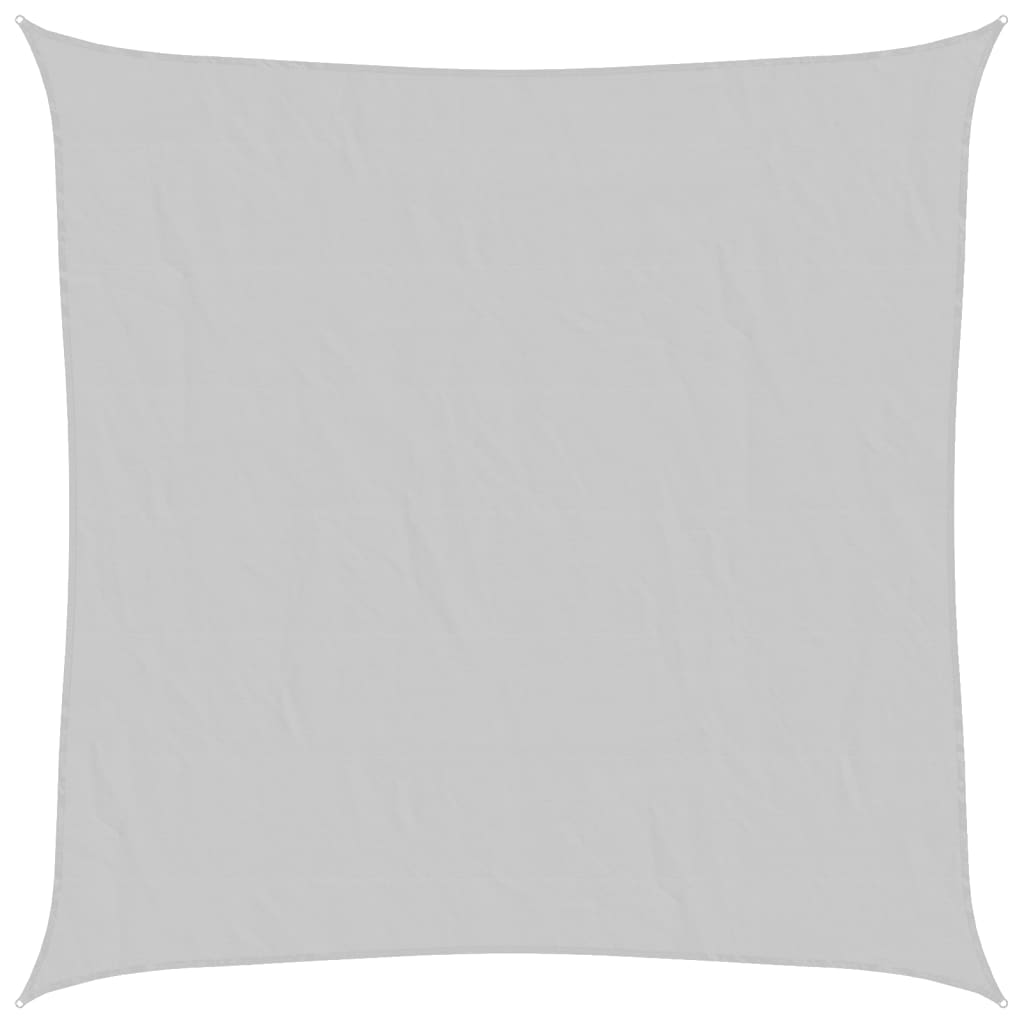 Maison Exclusive - Sonnensegel Hellgrau 7x7 M 100% Polyester Oxfo