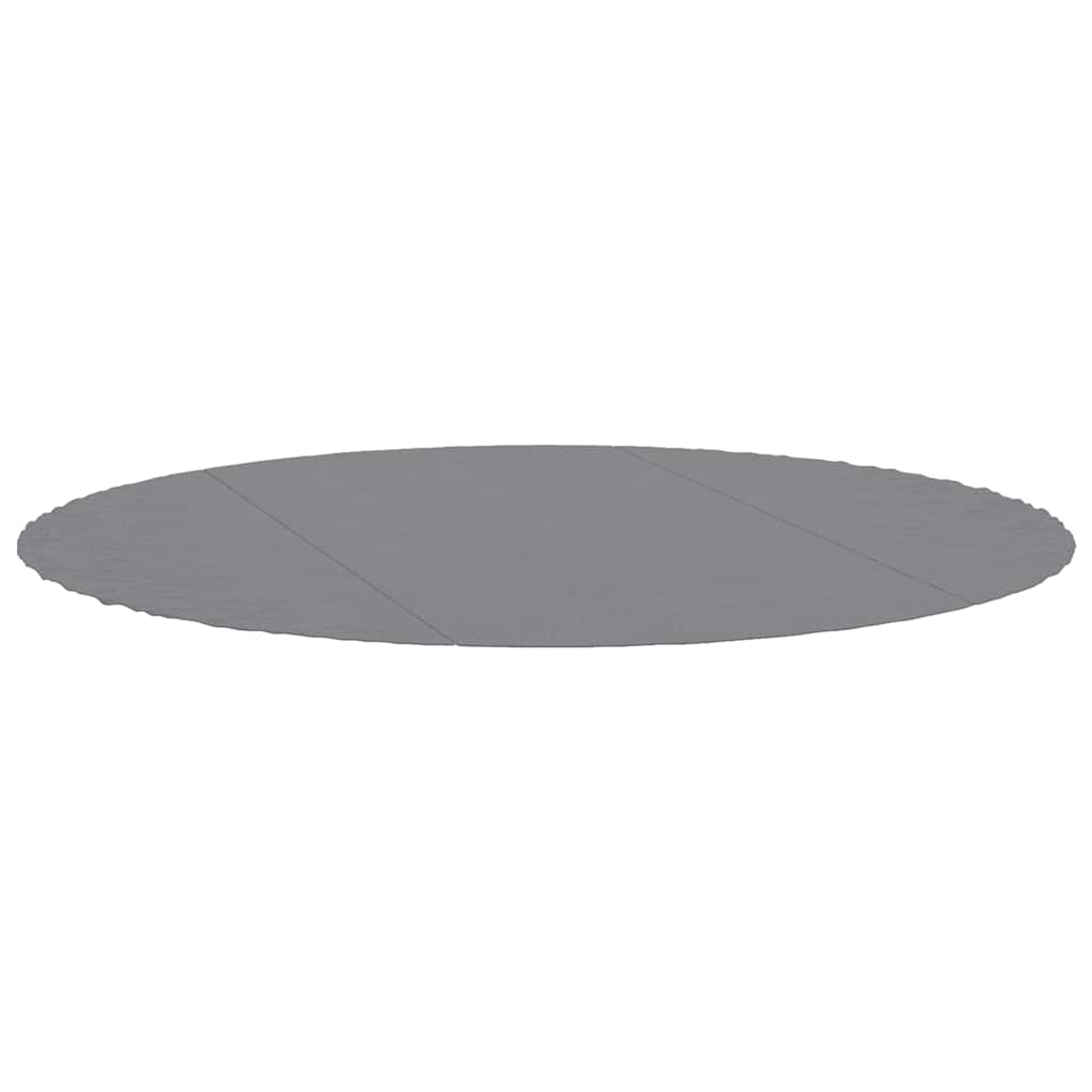 Maison Exclusive - Pool-bodentuch Hellgrau Ø306 Cm Polyester Geot