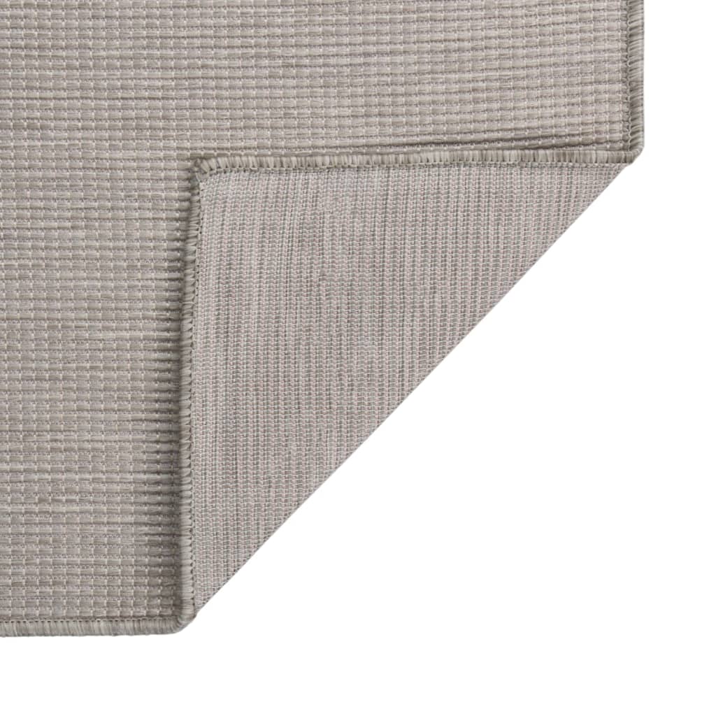 Maison Exclusive - Outdoor-teppich Flachgewebe 80x250 Cm Hellgrau
