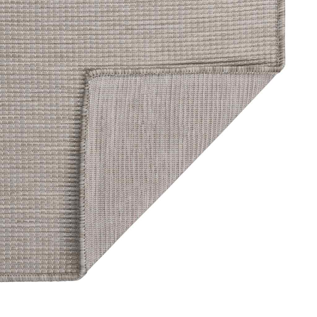 Maison Exclusive - Outdoor-teppich Flachgewebe 100x200 Cm Hellgra