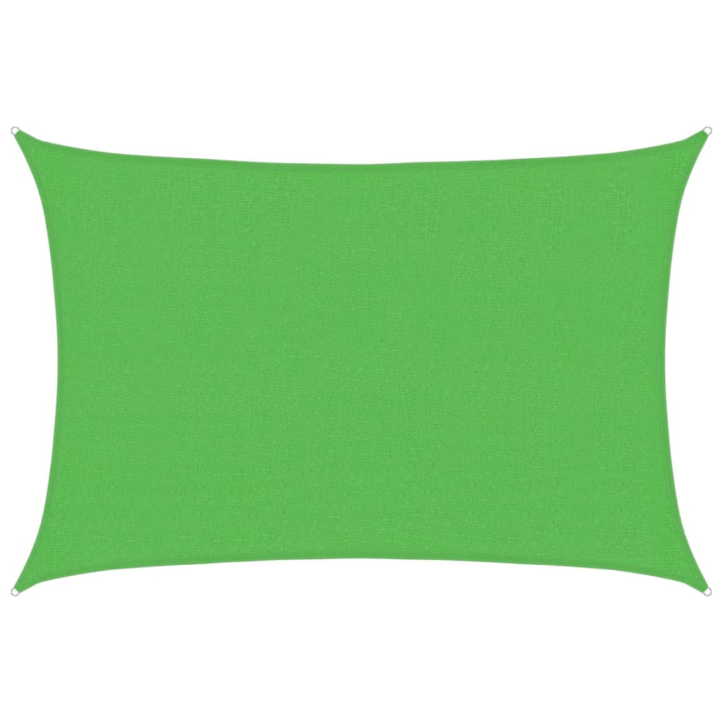 Maison Exclusive - Sonnensegel 160 G/m² Hellgrün 2,5x3,5 M Hdpe