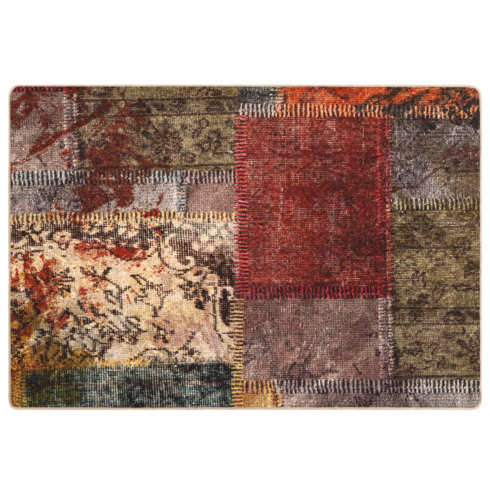 Maison Exclusive - Teppichläufer Marsa Mehrfarbig 100 X 150 Cm Po