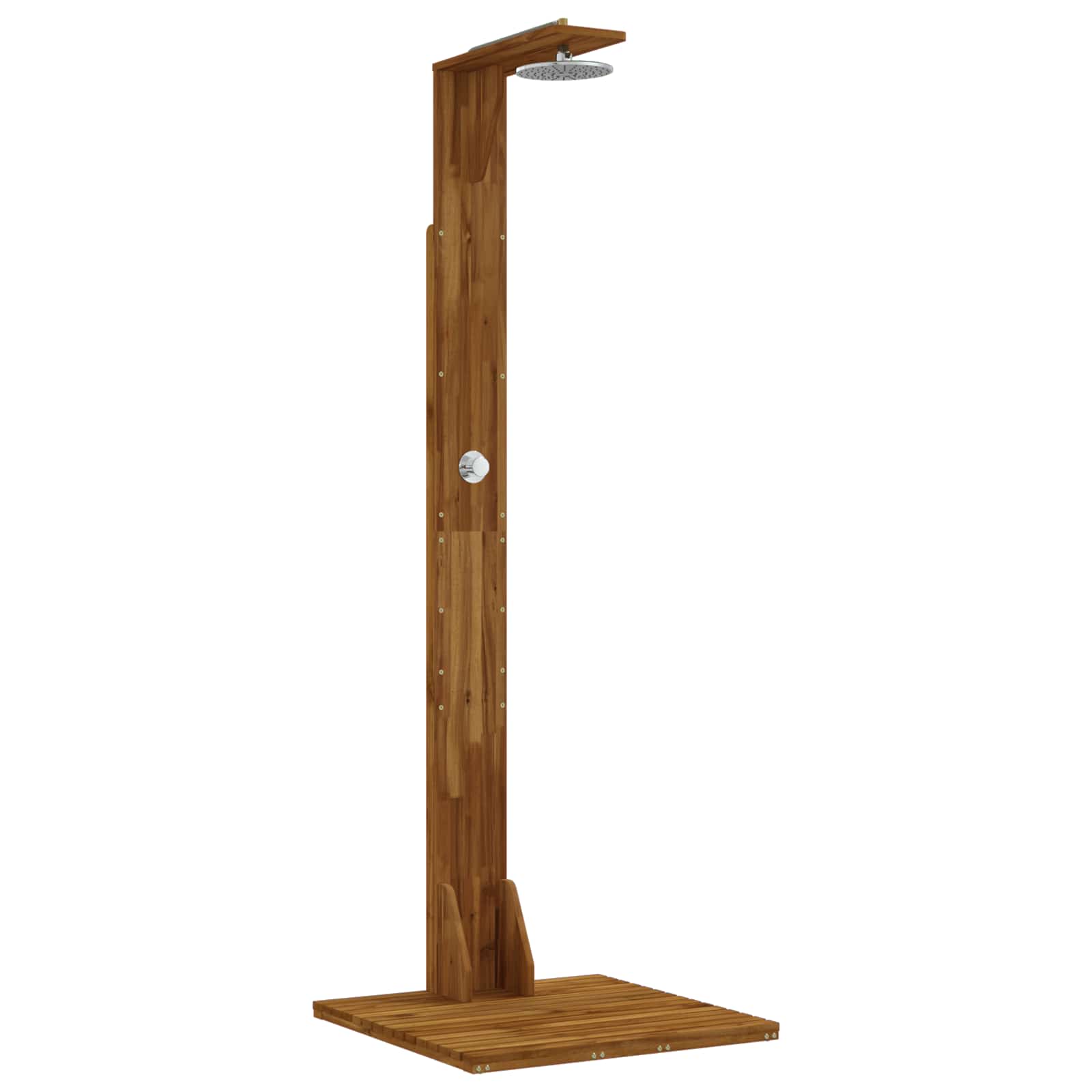Maison Exclusive - Gartendusche 219 Cm Massives Akazienholz Und E