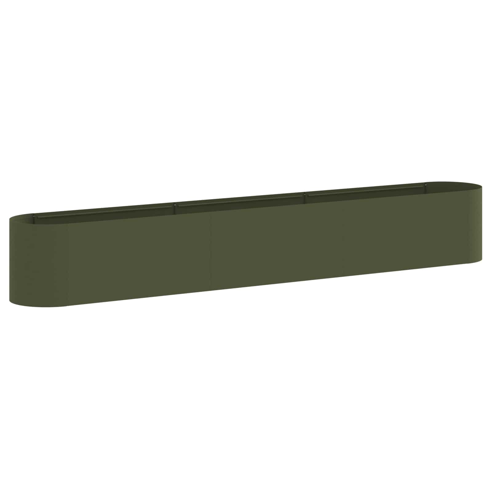 Maison Exclusive - Hochbeet Im Garten Olive Grün 280 X 40 X 40 Cm