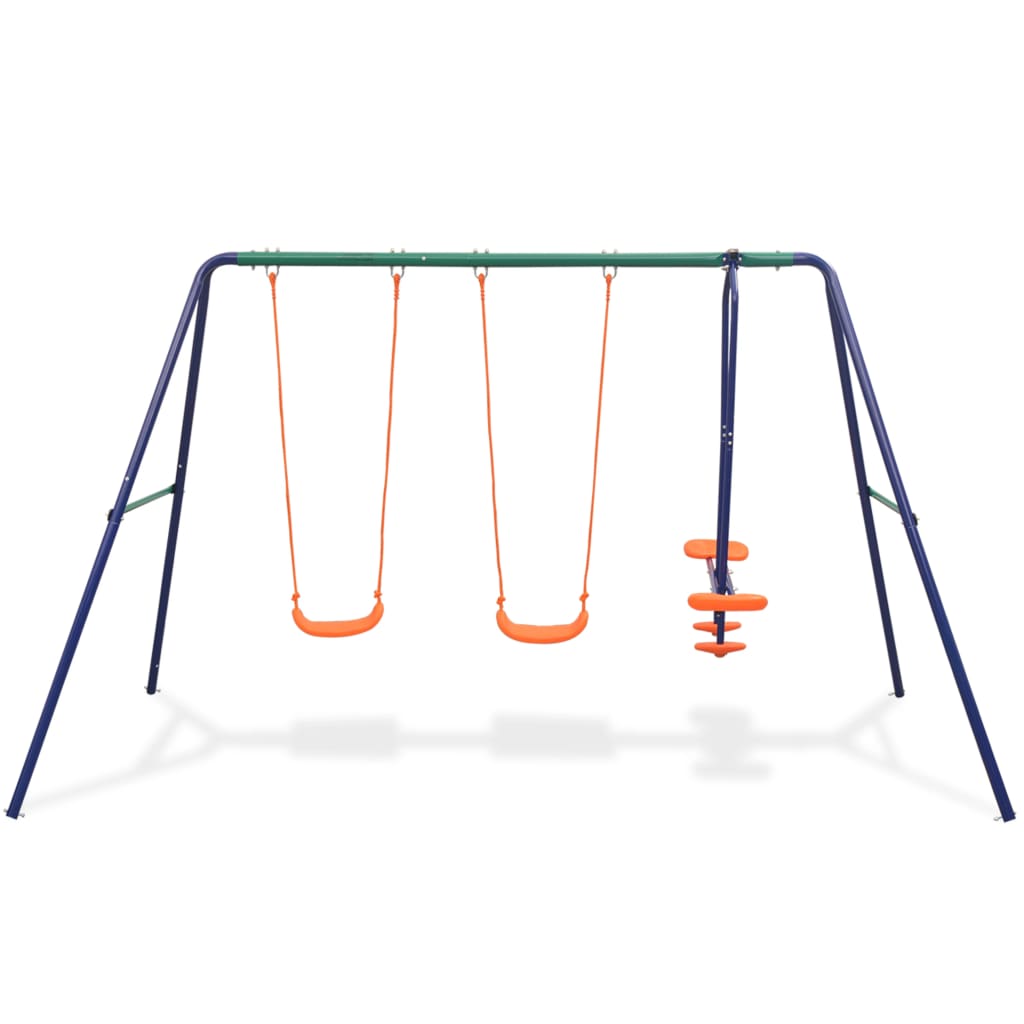 Maison Exclusive - Schaukelset Mit 4 Sitzen Orange