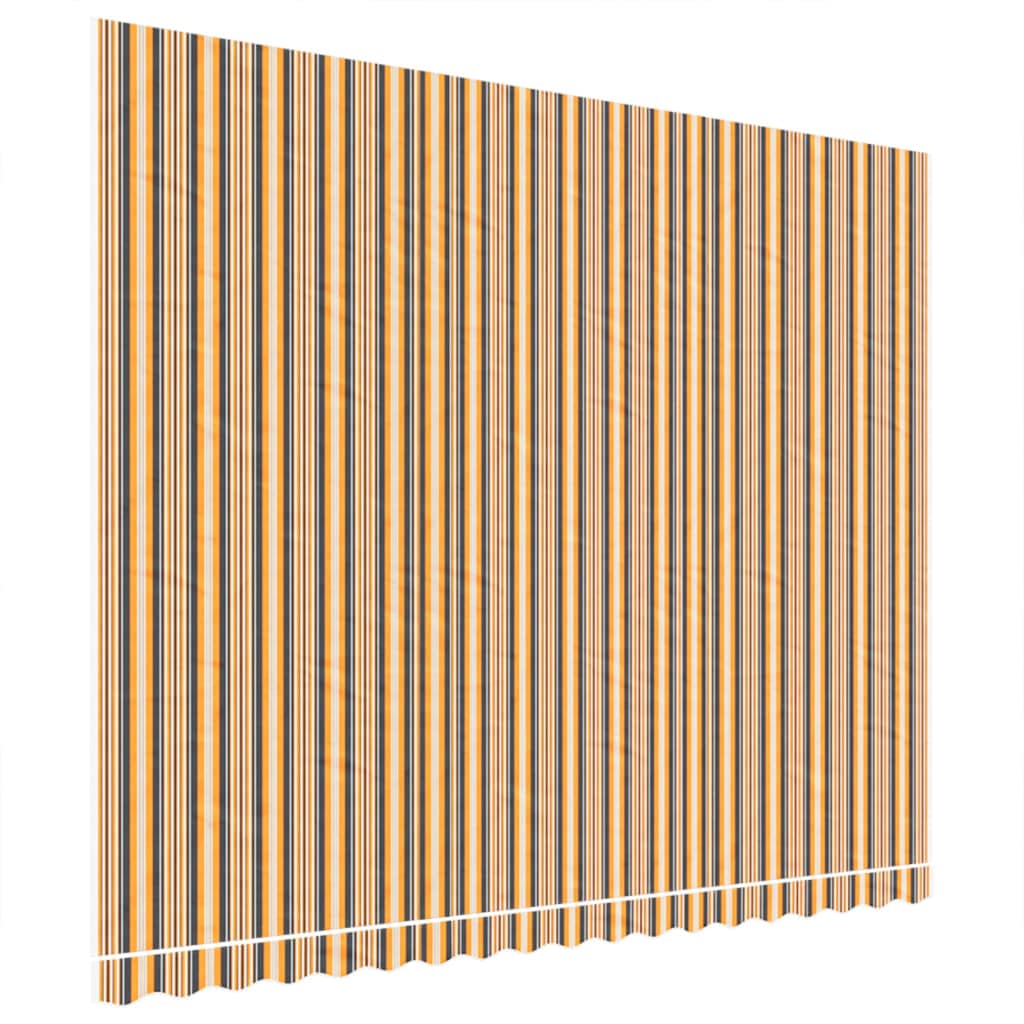 Maison Exclusive - Ersatzstoff Für Markise Orange Und Schwarz 430