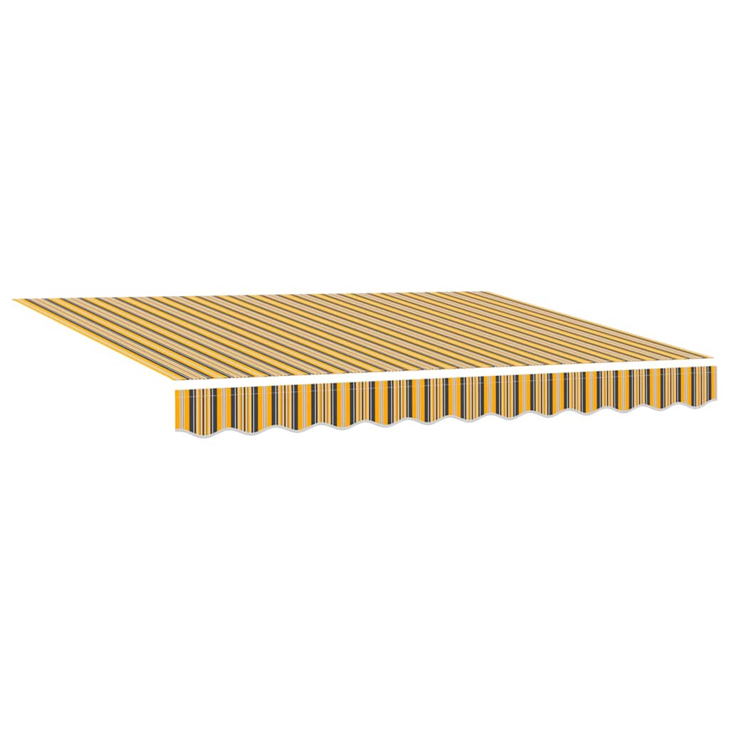 Maison Exclusive - Markisenersatzstoff Orange Und Schwarz 235 X 1