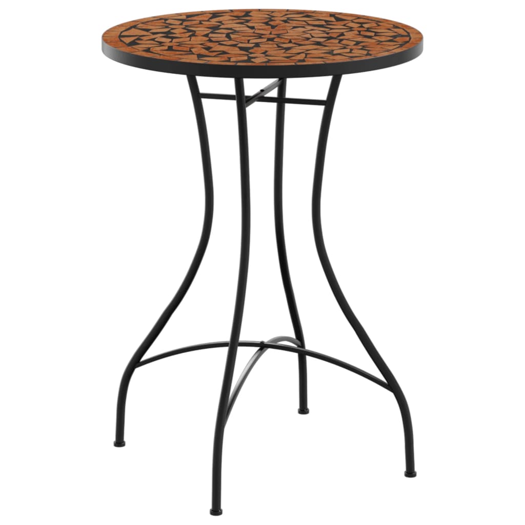 Maison Exclusive - Mosaik-bistrotisch Terrakotta Ø50x70 Cm Kerami