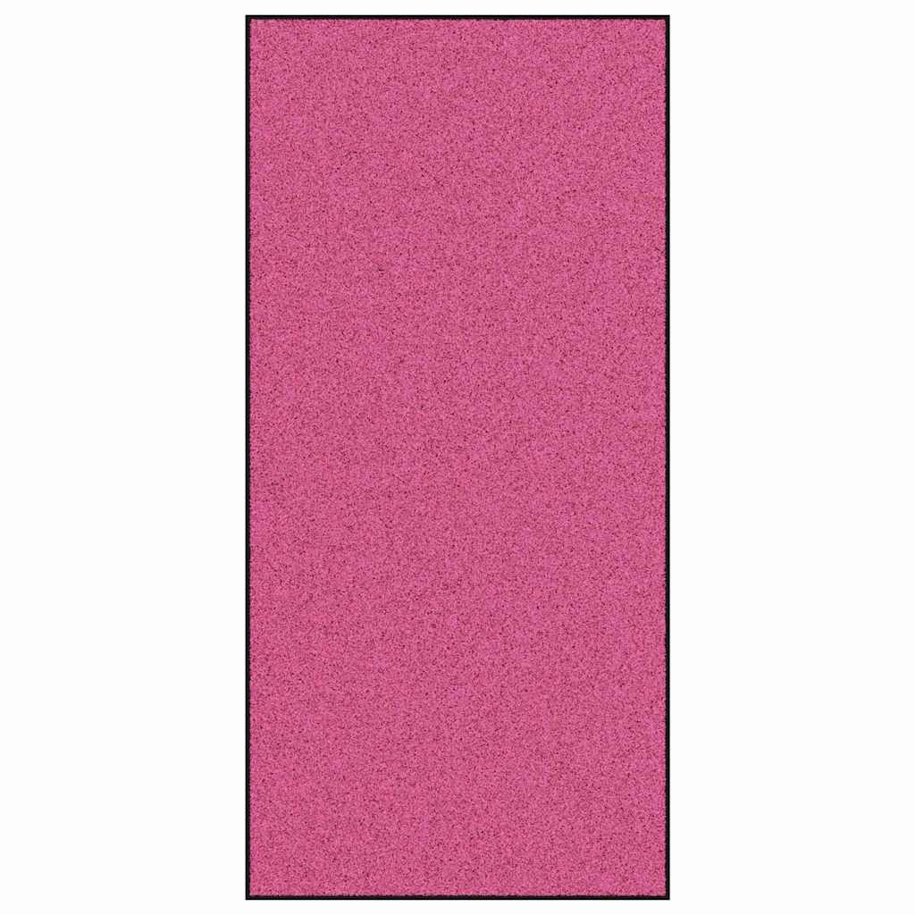 Maison Exclusive - Fußmatte Rosa Und Schwarz 120 X 250 Cm 100% Po