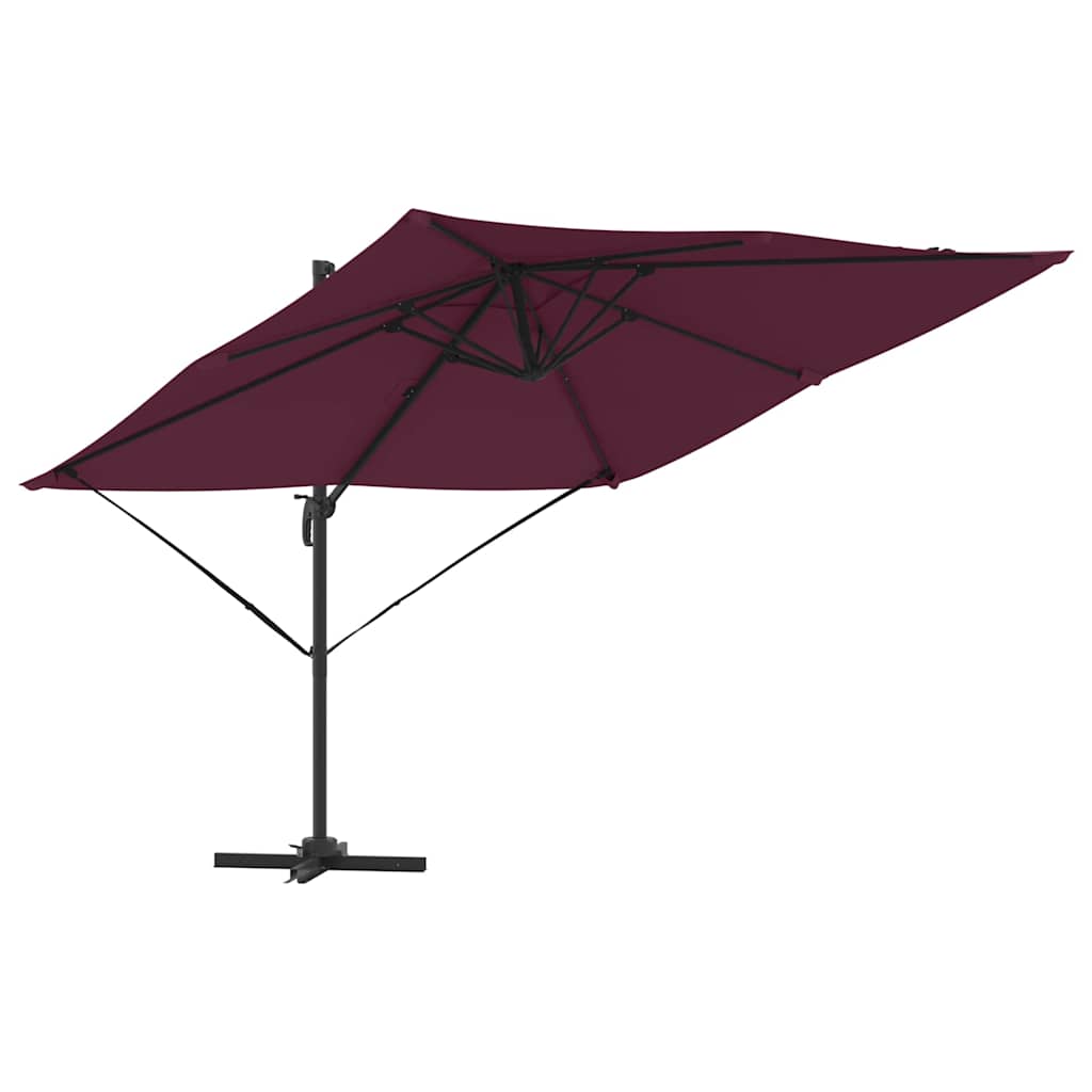 Maison Exclusive - Roma Parasol Rot 286 X 284 X 265 Cm Aluminium