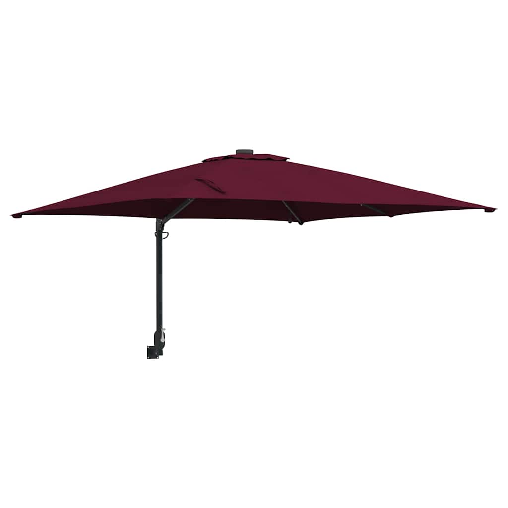 Maison Exclusive - Garten-sonnenschirm Bordeauxrot 248,5 X 247,5