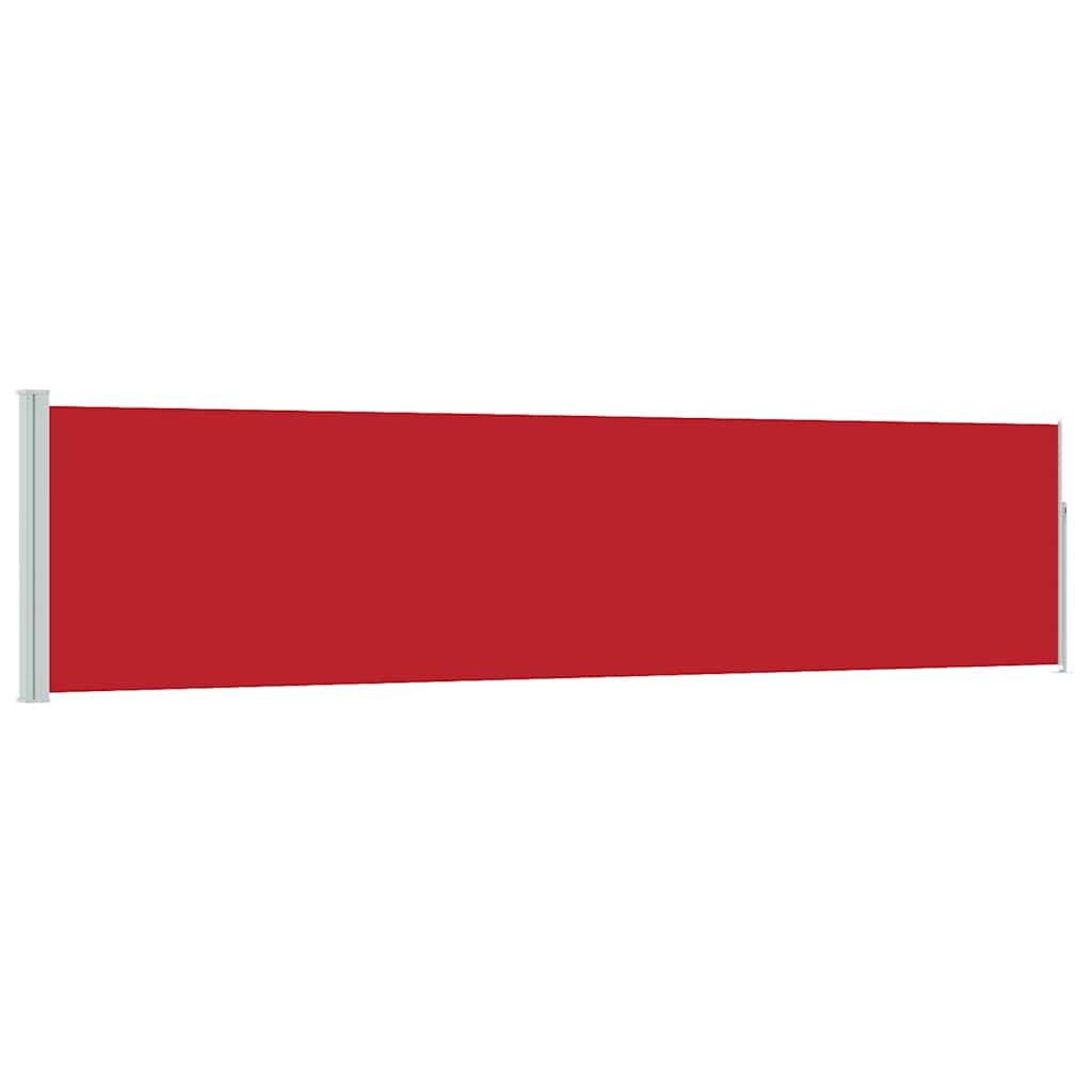 Maison Exclusive - Ausziehbare Seitenmarkise 117×514 Cm Rot