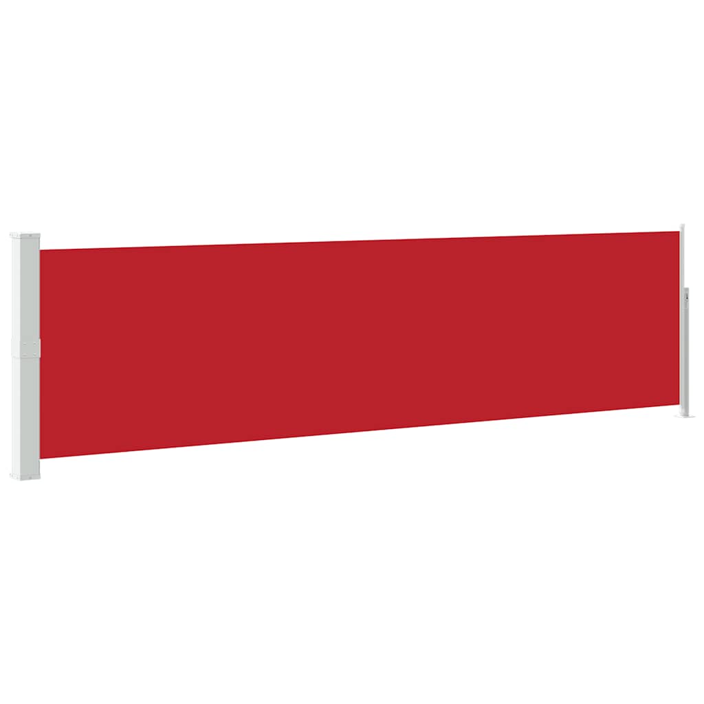 Maison Exclusive - Ausziehbare Seitenmarkise 140×500 Cm Rot
