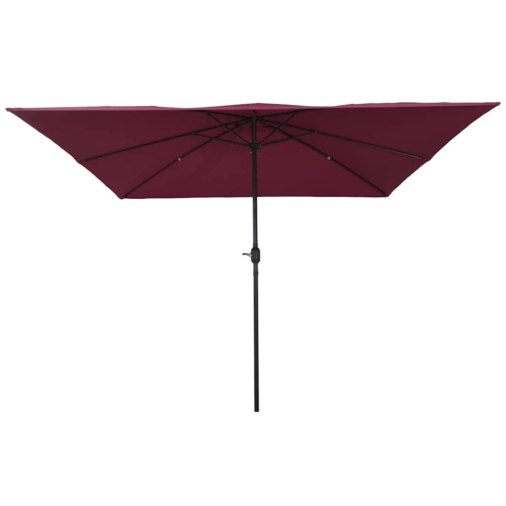 Maison Exclusive - Garten-sonnenschirm Bordeauxrot 295 X 295 X 24