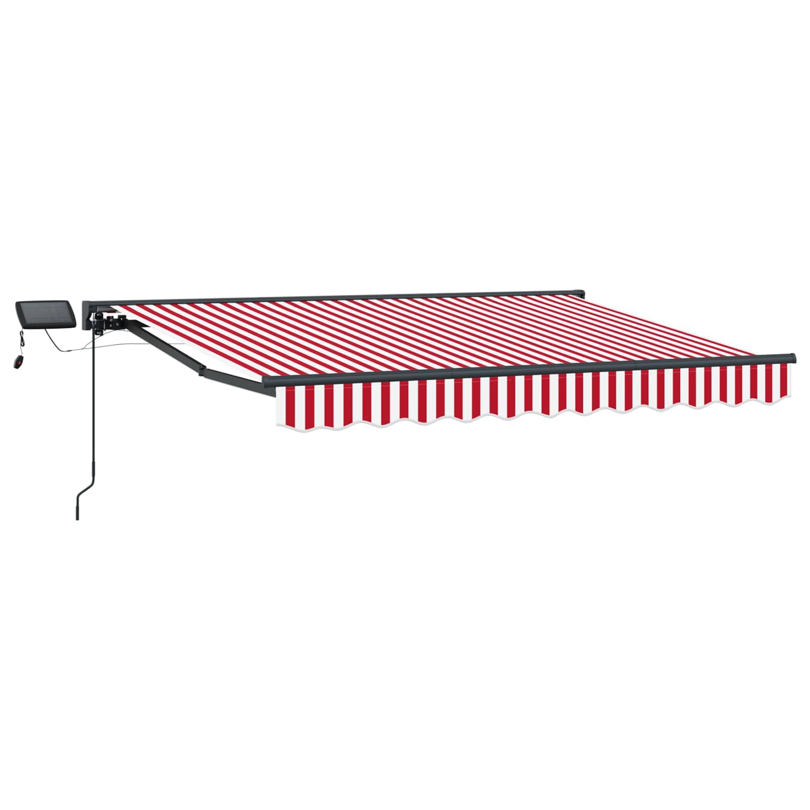 Maison Exclusive - Manueller Markisenrahmen Mit Leds 3 X 2,5 M
