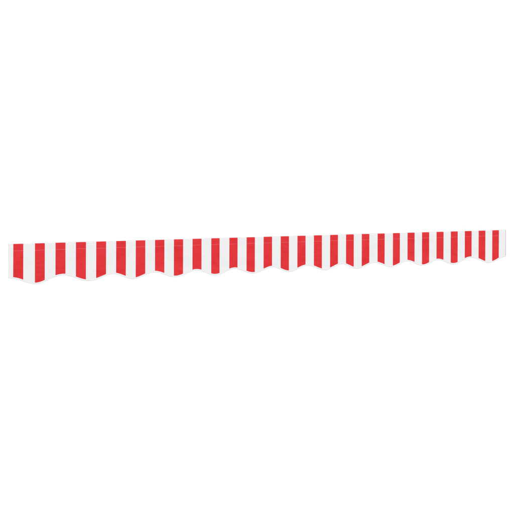 Maison Exclusive - Markisenvolant Rot Und Weiß Gestreift 280x20 C