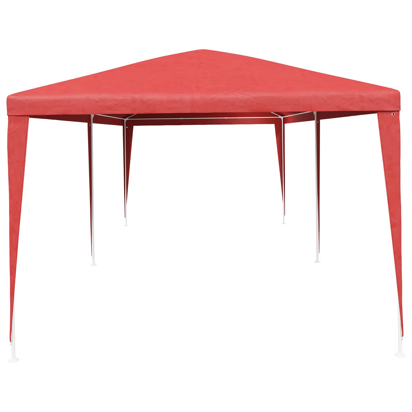 Maison Exclusive - Partyzelt Rot 600 X 300 X 255 Cm Pe Und Stahl