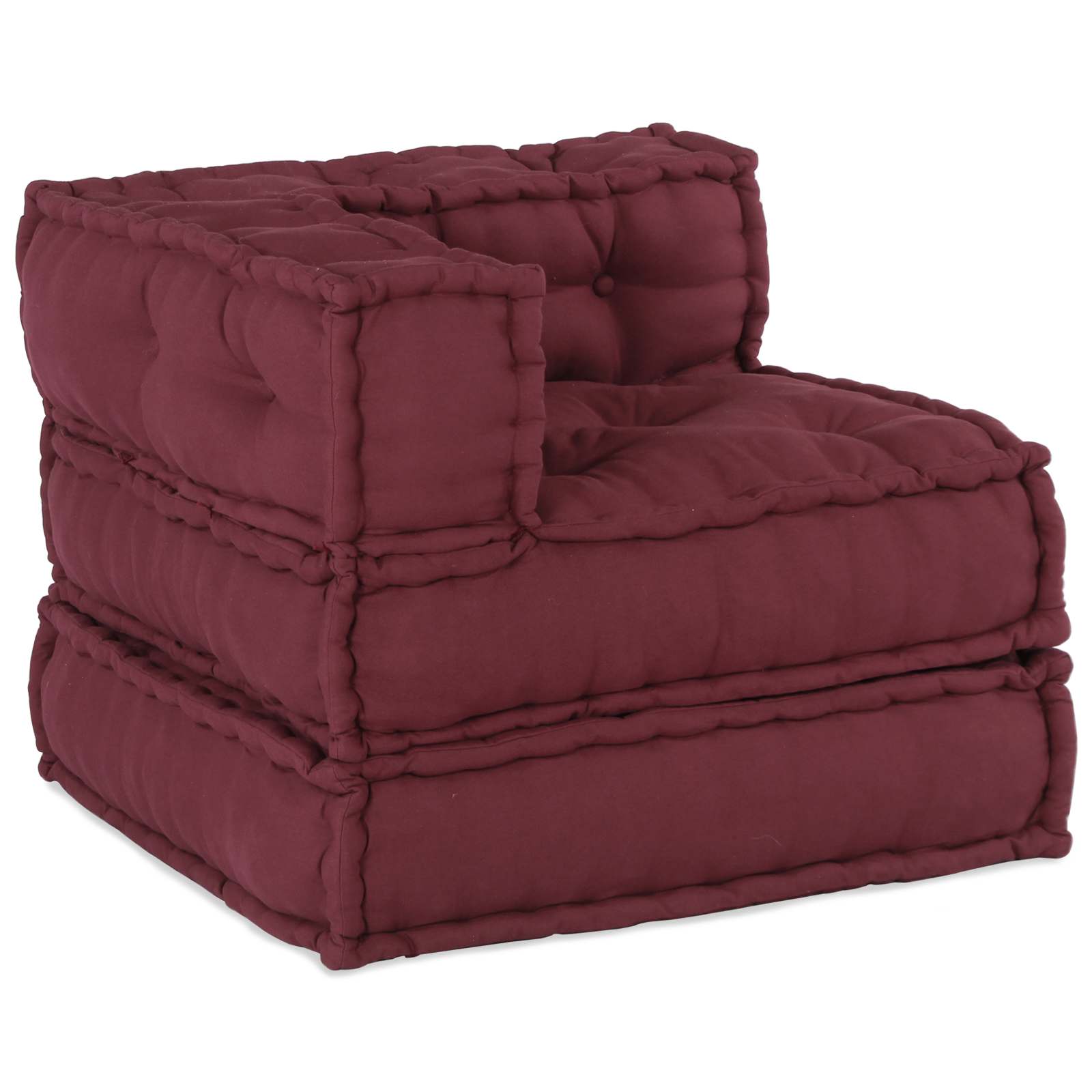 Maison Exclusive - Modulare Sofagarnitur Stoff Kastanienbraun 210